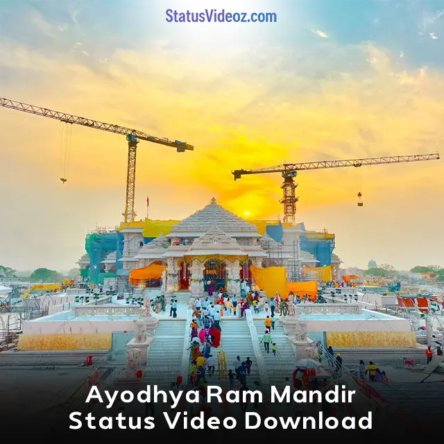 Ayodhya Ram Mandir Status Video Download